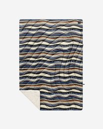 2 Rumpl x A/Div Sherpa Puffy Blanket White ABYHM00109 Billabong