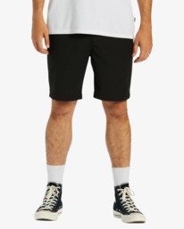 0 Crossfire Solid 20" - Unterwasser-Shorts für Männer Schwarz ABYHY03002 Billabong