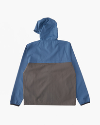 7 Transport - Opvouwbare Lichtgewicht Windbreaker voor Heren Blue ABYJK00101 Billabong