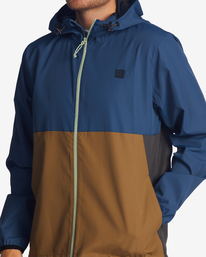 4 A/Div Transport Windbreaker Jacket Blue ABYJK00101 Billabong