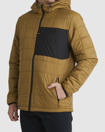 6 A/Div Journey Hooded Zip-Up Puffer Jacket  ABYJK00116 Billabong