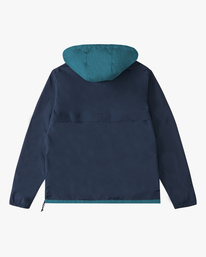8 A/Div Windswell Anorak Windbreaker Jacket Blue ABYJK00117 Billabong
