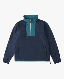 7 A/Div Windswell Anorak Windbreaker Jacket Blue ABYJK00117 Billabong