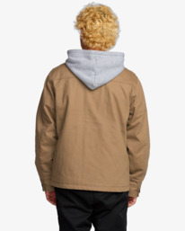 5 Barlow Hooded Jacket Brown ABYJK00122 Billabong