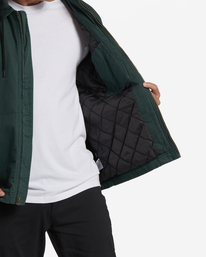 5 Barlow Hooded Jacket Green ABYJK00122 Billabong