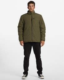 2 A/Div Journey Reversible Zip-Up Jacket Green ABYJK00156 Billabong
