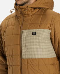 4 A/Div Journey Puffer Jacket Brown ABYJK00162 Billabong