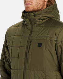 4 A/Div Journey Puffer Jacket Green ABYJK00162 Billabong