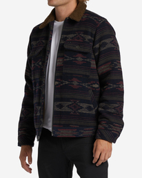3 Barlow Sherpa Jacket Blue ABYJK00163 Billabong