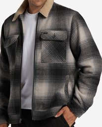 4 Barlow Sherpa Jacket Black ABYJK00163 Billabong