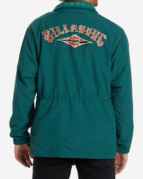 billabong, Gnaraloo Reversible - Veste réversible pour Homme, DEEP TEAL (dta) GNARALOO REVERSIBLE JACKET ABYJK00186