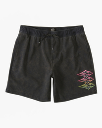 0 Riot Layback - Calções de banho pelo joelho para Homem Preto ABYJV00105 Billabong