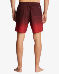 4 73 Ciclo Layback 17" Boardshorts Red ABYJV00106 Billabong