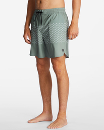 3 73 Ciclo Layback 17" Boardshorts Green ABYJV00106 Billabong