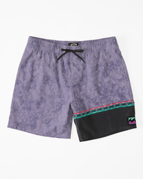 0 Burleigh Layback - Calções de banho pelo joelho para Homem Roxo ABYJV00108 Billabong