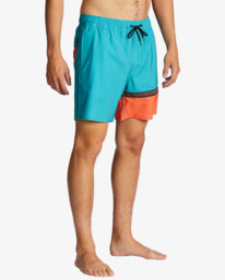 6 Burleigh Layback - Calções de banho pelo joelho para Homem Azul ABYJV00108 Billabong