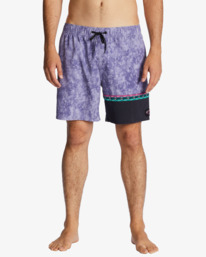 2 Burleigh Layback 17" Boardshorts Purple ABYJV00108 Billabong
