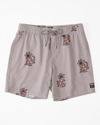 0 Keith Haring Flower Dance Layback - Boardshort da Uomo  ABYJV00109 Billabong