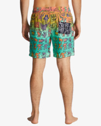 billabong, Keith Haring Bash Layback - Boardshort pour Homme, MULTI (mul) Keith Haring Bash Layback - Board Shorts for Men ABYJV00110