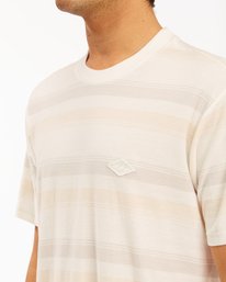 3 Die Cut Crew Neck T-Shirt White ABYKT00118 Billabong