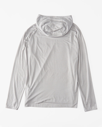 6 A/Div Equator Hooded Long Sleeve T-Shirt Grey ABYKT00172 Billabong