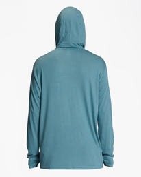 2 Eclipse Hooded Long Sleeve Surf T-Shirt Blue ABYKT00195 Billabong
