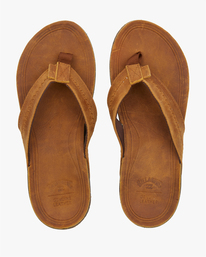 0 Brunswick Leather Thong Sandals Brown ABYL100008 Billabong