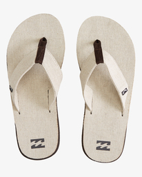 0 Overhead Hemp Slip-On Sandals Beige ABYL100022 Billabong
