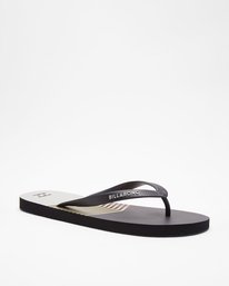 3 Tides Slip-On Sandals Black ABYL100024 Billabong