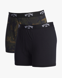 2 2-Pack Performance Boxer Briefs Green ABYLW00104 Billabong