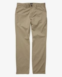 5 Carter Stretch Chino Pants Grey ABYNP00110 Billabong