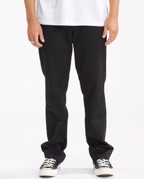 0 Carter Stretch Chino Pants Black ABYNP00110 Billabong