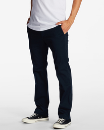 1 Carter Stretch Chino Pants Blue ABYNP00110 Billabong
