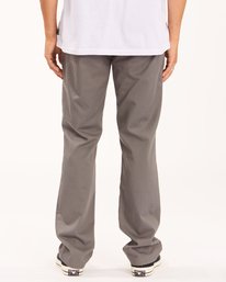 3 Carter Stretch Chino Pants Grey ABYNP00110 Billabong
