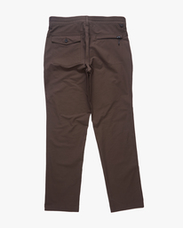 4 A/Div Surftrek Plus Organic Elastic Waist Pants Brown ABYNP00147 Billabong