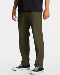 2 A/Div Surftrek Plus Organic Elastic Waist Pants Green ABYNP00147 Billabong