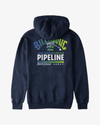 7 Pipeline - Felpa con cappuccio da Uomo Blue ABYSF00110 Billabong