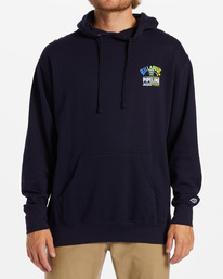 0 Pipeline - Hoodie for Men Blue ABYSF00110 Billabong