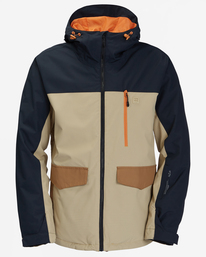 8 A/Div Outsider 10K Insulated Snow Jacket Brown ABYTJ00100 Billabong