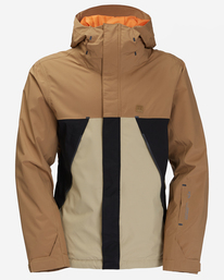 9 A/Div Expedition 15K Insulated Snow Jacket Brown ABYTJ00103 Billabong