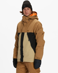 2 A/Div Expedition 15K Insulated Snow Jacket Brown ABYTJ00103 Billabong