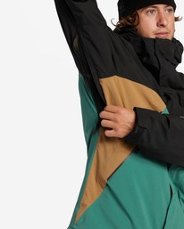 6 A/Div Expedition 15K Insulated Snow Jacket Green ABYTJ00103 Billabong