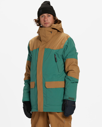 1 A/Div Montana 15K Insulated Snow Jacket Green ABYTJ00109 Billabong