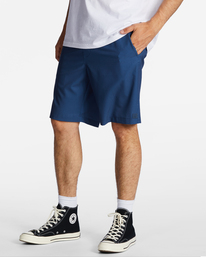 4 Surftrek Trail Technical Elasticized Shorts Blue ABYTK03000 Billabong