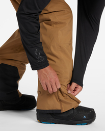 5 A/Div Compass 15K Insulated Snow Pants Brown ABYTP00100 Billabong