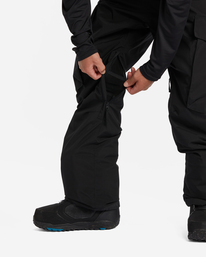 4 A/Div Transport 15K Insulated Snow Pants Black ABYTP00103 Billabong