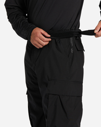 7 A/Div Transport 15K Insulated Snow Pants Black ABYTP00103 Billabong