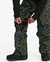4 A/Div Transport 15K Insulated Snow Pants Green ABYTP00103 Billabong