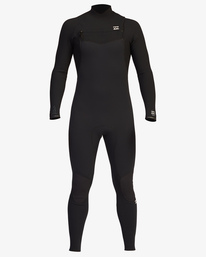 1 3/2 Furnace Comp Chest Zip Full Wetsuit Black ABYW100121 Billabong