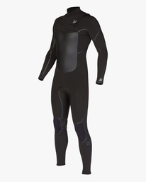 1 4/3 Absolute Plus Chest Zip Full Wetsuit Black ABYW100170 Billabong